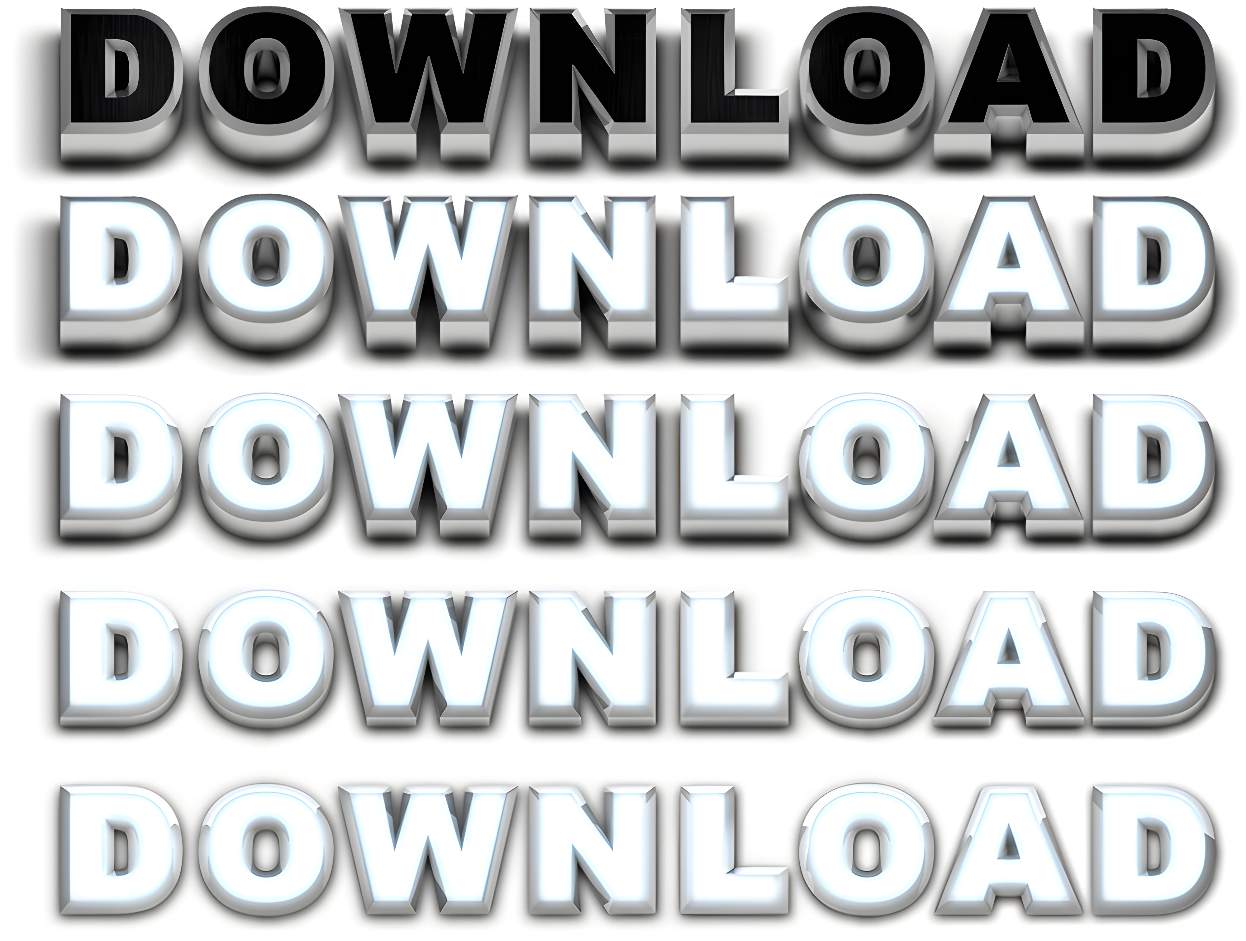 Oversized download button